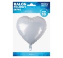 Balon SERCE BIAŁE 18'' 46cm | HS-S18BL