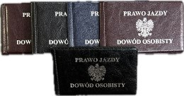 Okładka na dokumenty Dowód osobisty /Prawo Jazdy 6,5 x 10cm -10szt