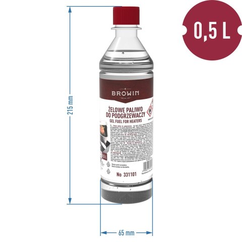 Żelowe paliwo do podgrzewaczy 500ml. Żelowe paliwo do podgrzewaczy 500ml.