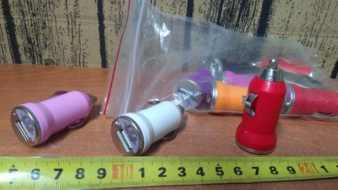 Wtyczka 5szt. samochodowa usb Wtyczka 5szt. samochodowa usb