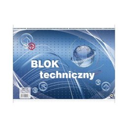 Blok 10szt. techniczny biały A3 | Q10K