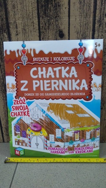 Domek do samodzielnego złożenia 3D CHATKA Z PIERNIKA