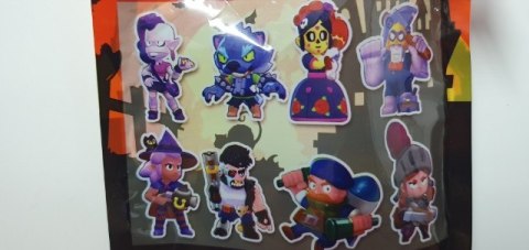 Figurka BRAWL STARS HEROS + karty Figurka BRAWL STARS HEROS + karty