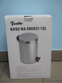 Kosz na śmieci metal 12l