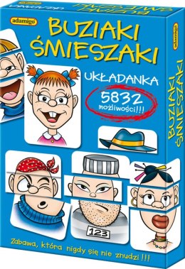 Układanka buziaki śmieszaki