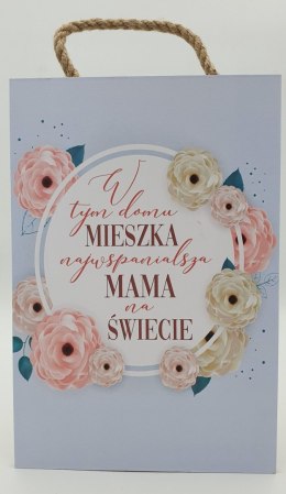 Tabliczka/obraz do zawieszenia 20x30 W tym domu mieszka naj. Mama ...