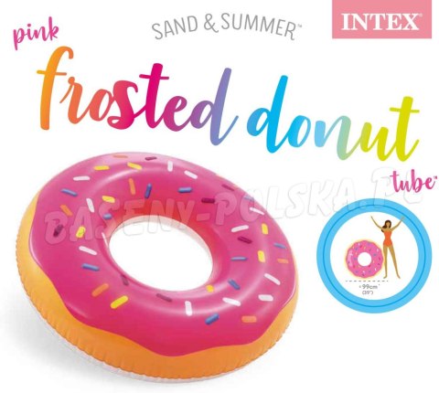 Koło do pływania Donut pączek 99 cm INTEX 56256 Koło do pływania Donut pączek 99 cm INTEX 56256