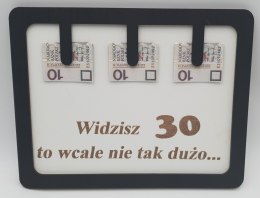 Ramka humor widzisz 30 to wcale nie tak dużo