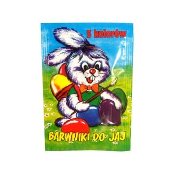 Barwniki do jajek 5 kolorów - 50szt. Barwniki do jajek 5 kolorów - 50szt.