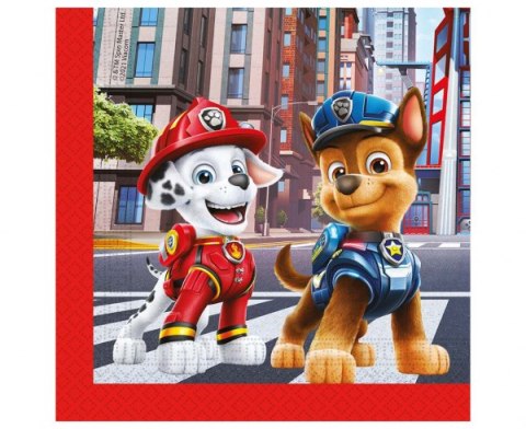 Serwetki papierowe Paw Patrol 33x33 cm, 20 szt. 93388