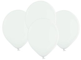 Balony pastelowe białe 23cm 100 szt. 88-01