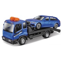 Auto laweta + AUDI A6 AVANT BBURAGO 1:43 18-31418