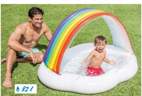 Basen z daszkiem brodzik tęcza - 57141 Intex Basen z daszkiem brodzik tęcza - 57141 Intex