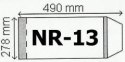 Okładka A4 regulowana 50szt. wys.278mm | 0523