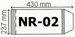 Okładka B5 regulowana 50szt. wys.237mm | 0134