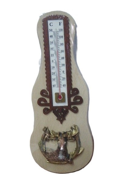 Deska gitarowa poroże + termometr 26,5 x 10 cm NR58