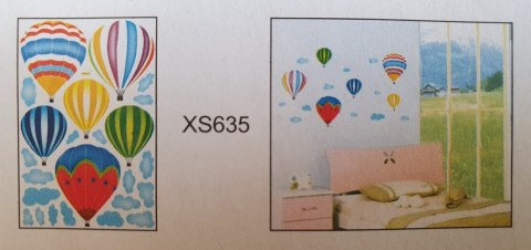 Naklejki na ścianę piankowe BALONY XS-635