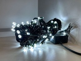 Lampki choinkowe 100 LED białe zimne | 6735