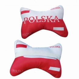 Poduszka zagłówek Polska 2szt. 0944