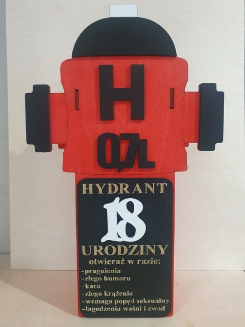 Stojak na alkohol hydrant "18"