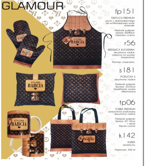 Torba premium Stylowa Babcia brąz | TP06 Torba premium Stylowa Babcia brąz | TP06