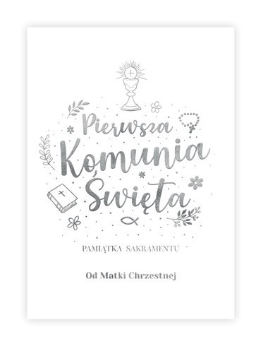 Album A5 Pamiątka Komunii od Matki Chrzestnej NR016