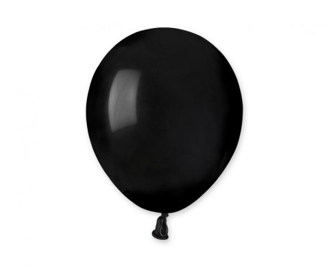 Balony pastel 5" czarne 14 100szt. | A50/14