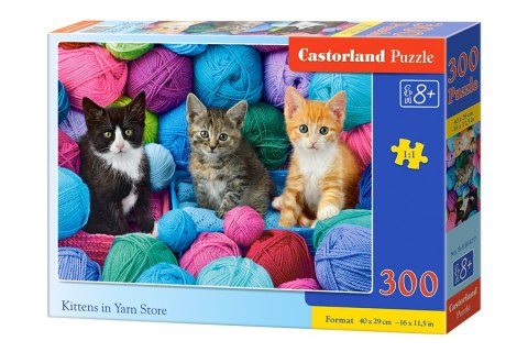 Puzzle 300 el. KITTENS IN YARN STORE Castorland B-030477