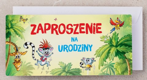 Zaproszenia urodzinowe dla Dzieci 10 szt. ZU-12