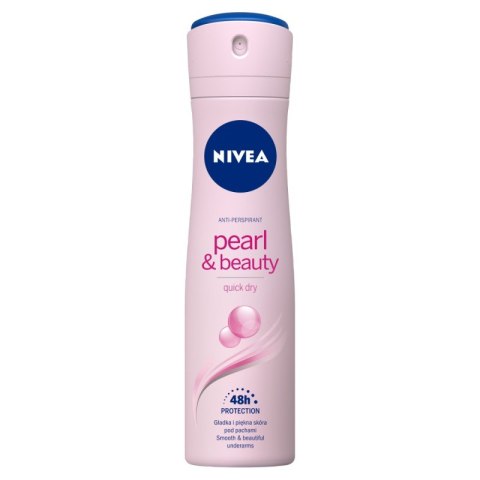 Dezodorant damski 150ml Nivea Pearl & Beauty Antyperspirant Spray