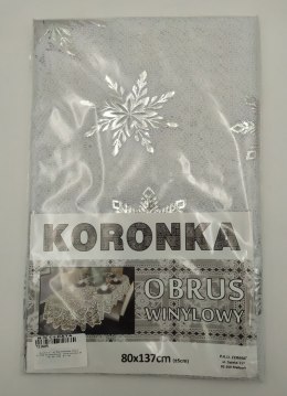 Obrus koronka Boże Narodzenie 80x137 cm