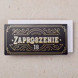 Zaproszenia 10szt ''18-nastka'' ZO 19