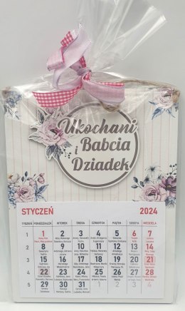 Kalendarz 2024 Ukochani Babcia i Dziadek