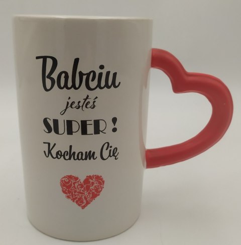 Kubek motyw Super Babcia 400ml