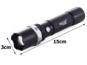 Latarka taktyczna bailong dioda led zoom cree xp-e | 08273