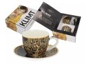 Filiżanka espresso 80ml ze spodkiem - G. Klimt, Drzewo życia (CARMANI)