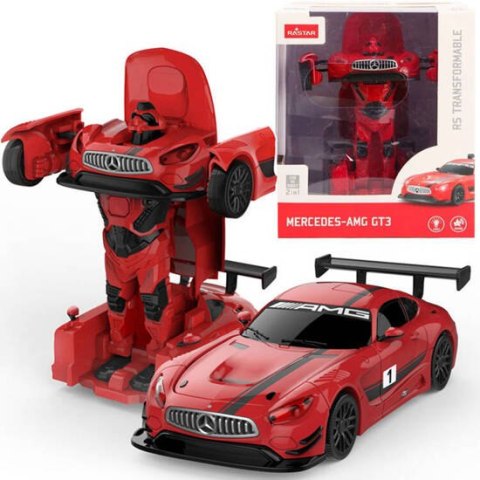 RASTAR Mercedes GT3 AMG Samochód Robot Transformacja światło dźwięk ZA5135