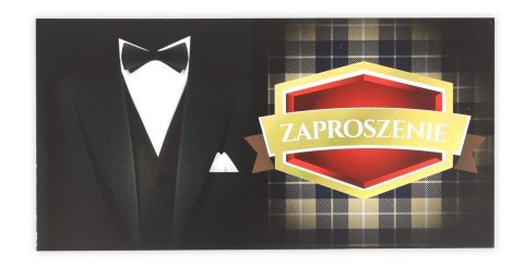 Zaproszenia 10szt DL Urodziny - 3 Zaproszenia 10szt DL Urodziny - 3