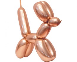 Balony do modelowania Beauty&Charm platynowe różowo-złote 50 szt. KK CB-MLGRZ