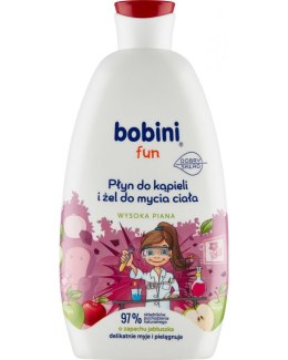 Płyn do kąpieli i żel do mycia wysoka piana Jabłuszko 500ml BOBINI