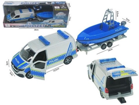 Policja z łodzią na przyczepie 29cm Volkswagen T6.1(2019)