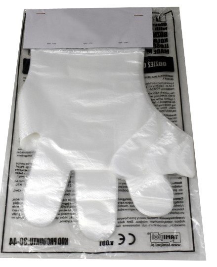 Rękawice foliowe HDPE 100szt roz XL Rękawice foliowe HDPE 100szt roz XL