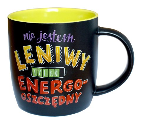 Kubek tablicowy "Nie jestem leniwy" TB-001