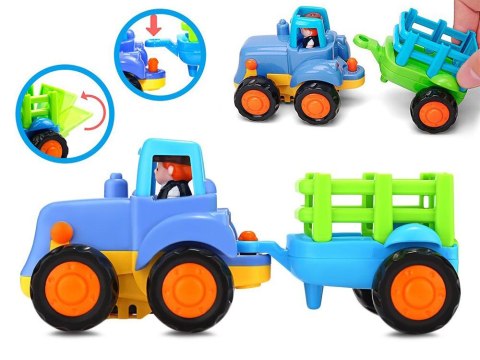 Traktor koparka wywrotka z napędem zestaw ZA0020 Traktor koparka wywrotka z napędem zestaw ZA0020