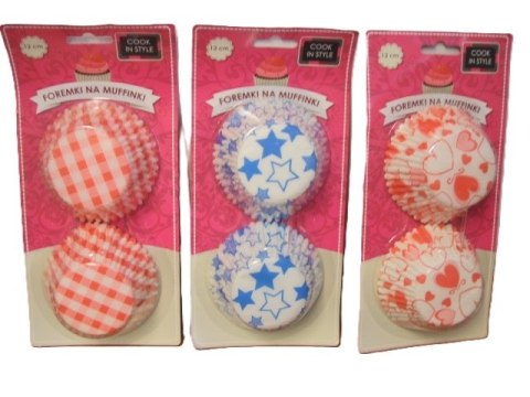 Foremki do muffinek 12cm papierowe 50 szt