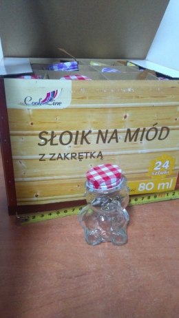 Słoik 80ml MIŚ 24szt. | DAN3474