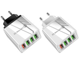 Ładowarka sieciowa szybka 4xusb quick charge 3.0 | 06262