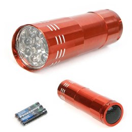 Mini latarka 9 led latarki 15-9 diodowa brelok