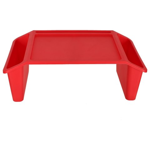 Stolik pod laptopa z organizerem czerwony Stolik pod laptopa z organizerem czerwony