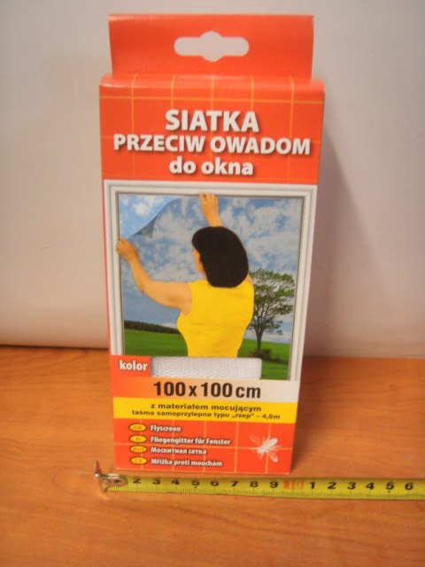 Siatka na okno 100x100 478/028 biała